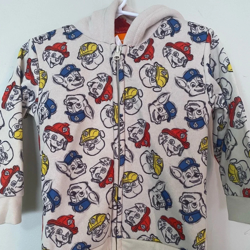 New Fleece Lined Paw Patrol Hoodie